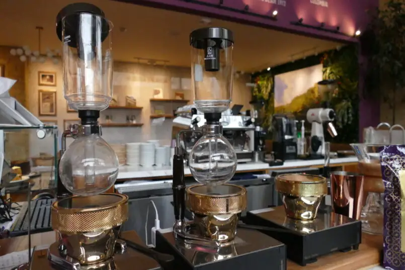 Cafeteria san alberto bogota cafetera vacio sifon